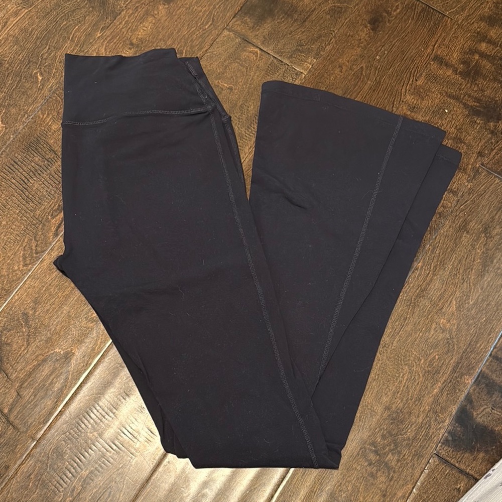 Black Athletic Flare Leggings